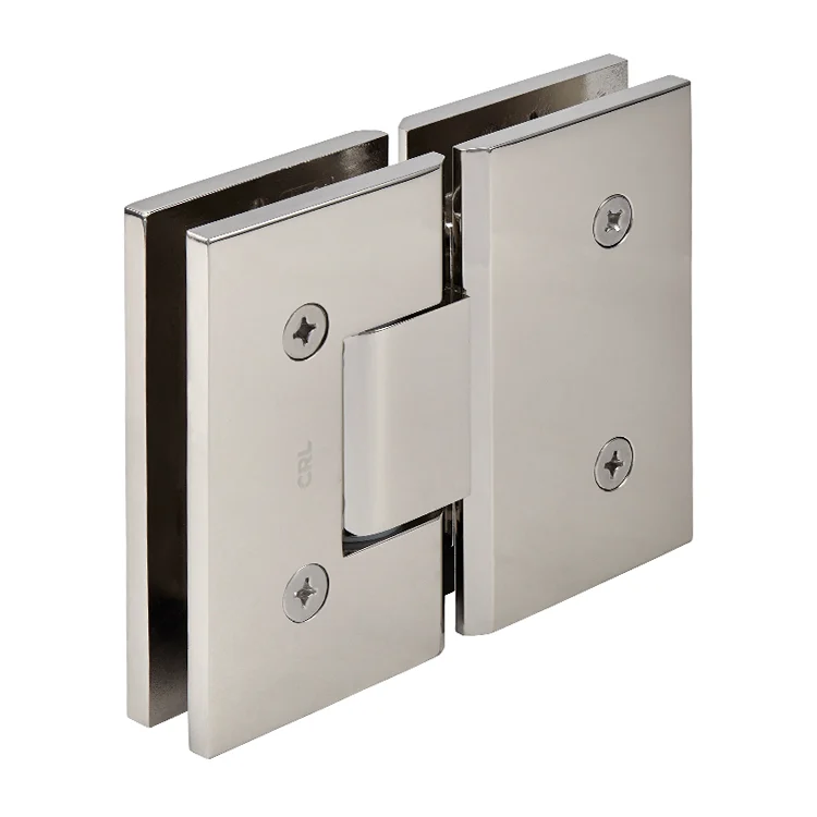 Glass to Glass Shower Door Hinge 180°: Victoria 180, Polished Nickel – CRL VCT180PN