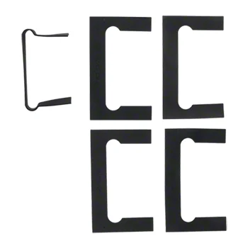 CRL Shower Door Hinge Gasket Kit – Victoria, Black, Black