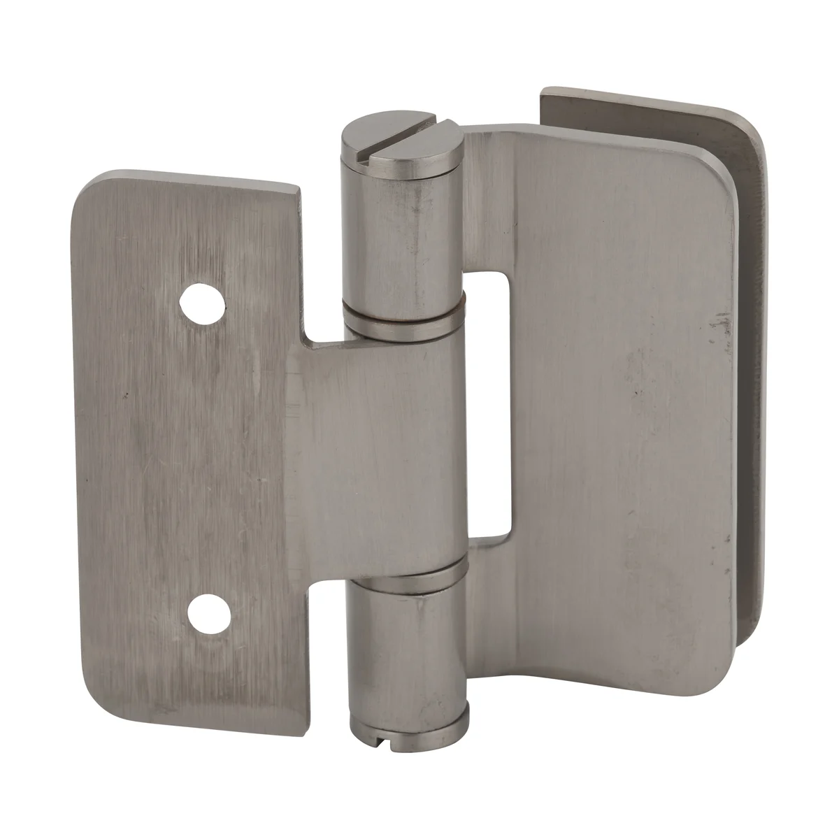 CRL ZUR05BN Shower Door Hinge – Zurich 05 Outswing Wall Mount, Offset Back Plate